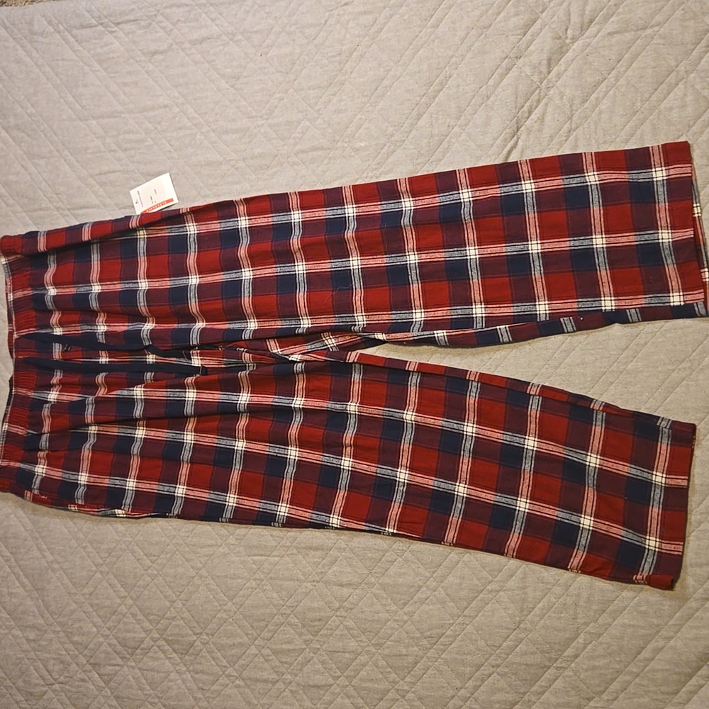 NWT Hawke & Co Mens Plaid Flannel Lounge Pants Sz XL